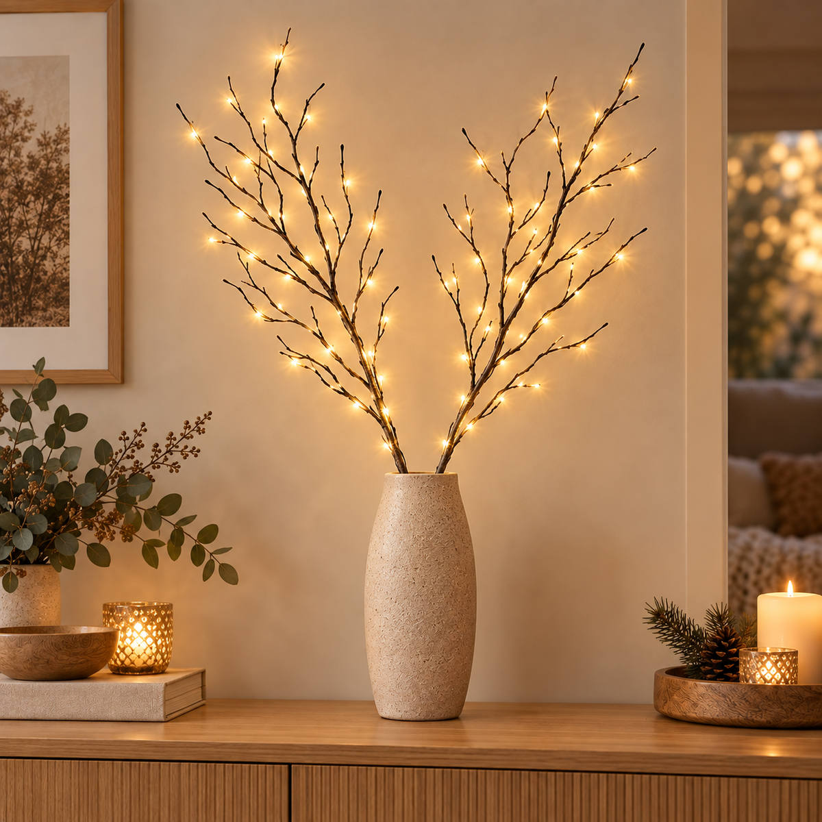 NordCandle™ – Lysande LED-Kvistar