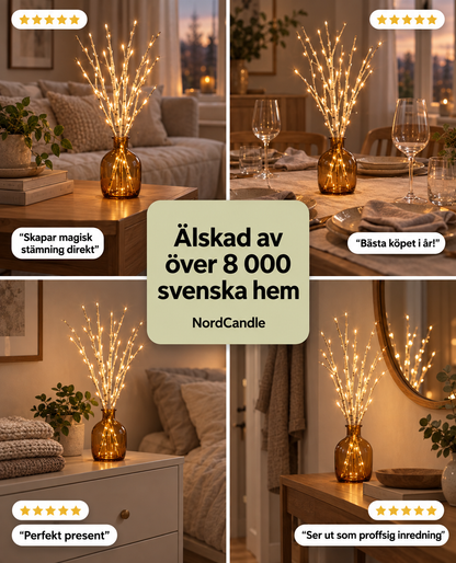 NordCandle™ – Lysande LED-Kvistar
