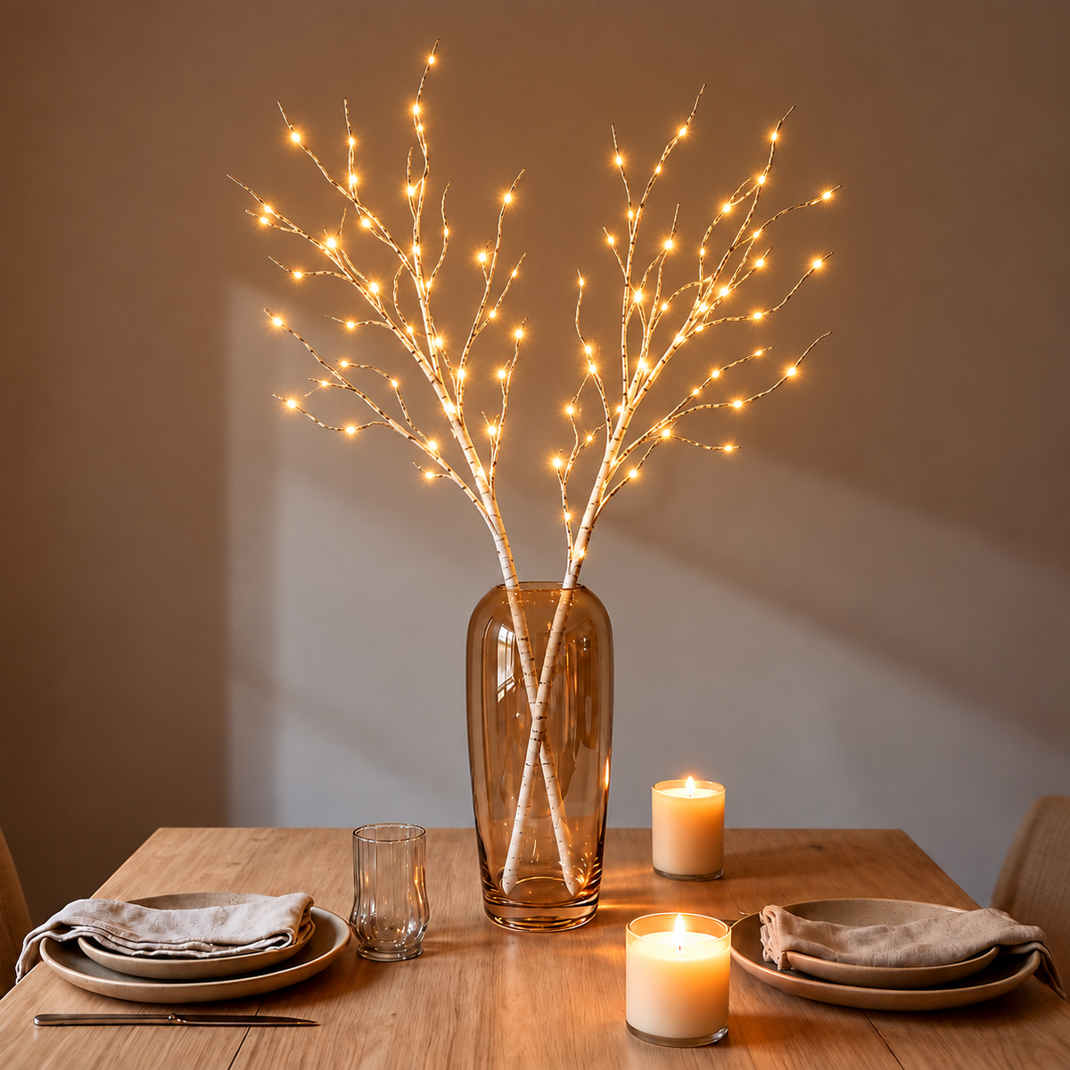 NordCandle™ – Lysande LED-Kvistar